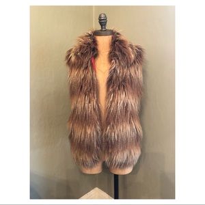 Jack by BB Dakota Erica Faux Fur Vest - S